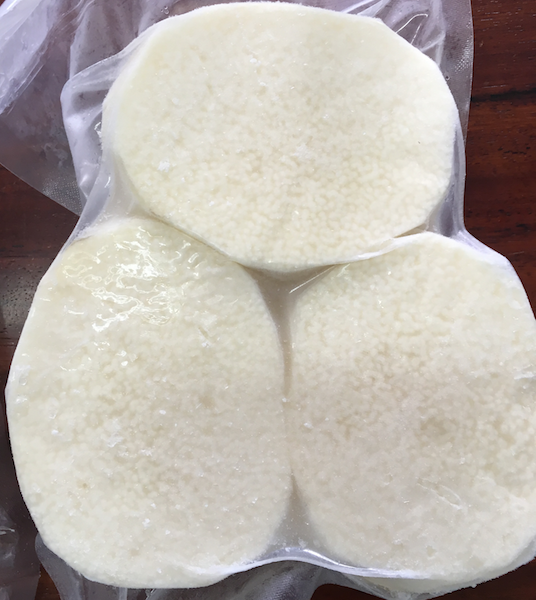 Frozen White Yam Sliced